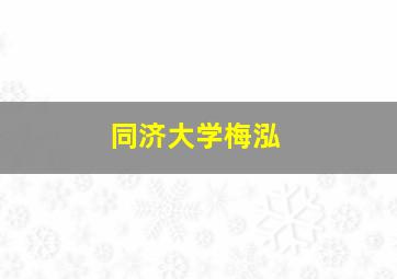 同济大学梅泓