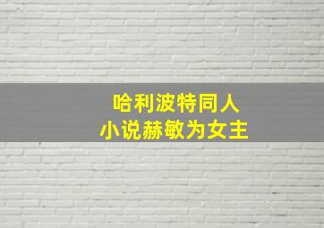 哈利波特同人小说赫敏为女主