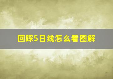 回踩5日线怎么看图解