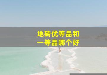 地砖优等品和一等品哪个好