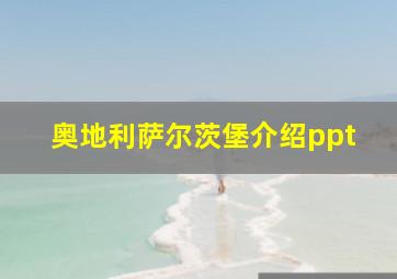 奥地利萨尔茨堡介绍ppt