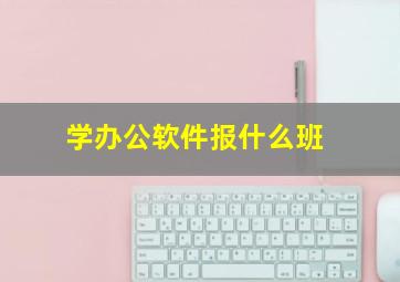 学办公软件报什么班