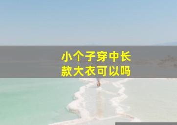 小个子穿中长款大衣可以吗