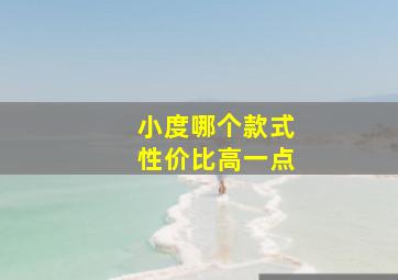 小度哪个款式性价比高一点