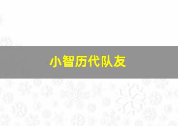 小智历代队友