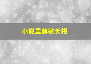 小说里赫敏长相