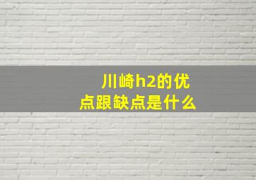 川崎h2的优点跟缺点是什么