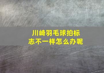 川崎羽毛球拍标志不一样怎么办呢