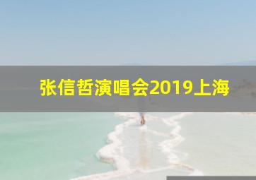 张信哲演唱会2019上海