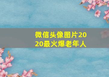 微信头像图片2020最火爆老年人