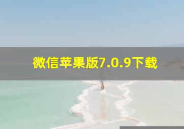 微信苹果版7.0.9下载