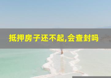 抵押房子还不起,会查封吗