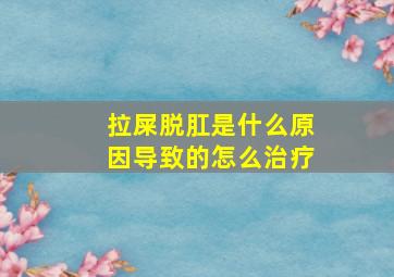 拉屎脱肛是什么原因导致的怎么治疗