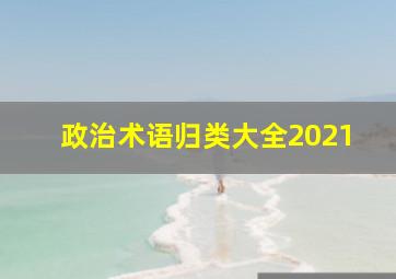 政治术语归类大全2021