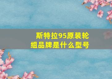 斯特拉95原装轮组品牌是什么型号