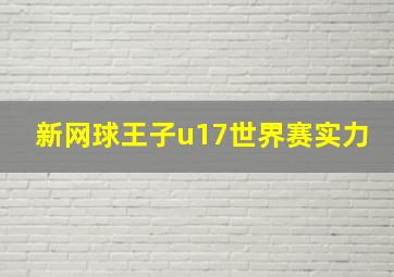 新网球王子u17世界赛实力