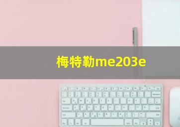 梅特勒me203e