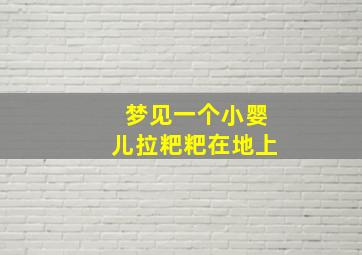 梦见一个小婴儿拉粑粑在地上