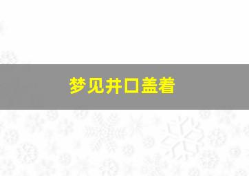 梦见井口盖着