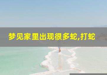 梦见家里出现很多蛇,打蛇