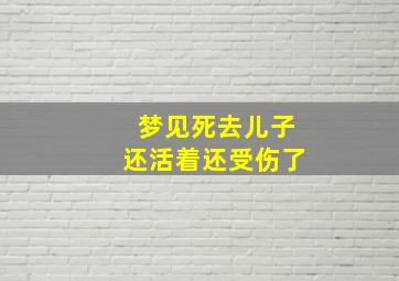 梦见死去儿子还活着还受伤了