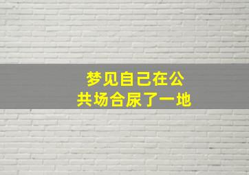 梦见自己在公共场合尿了一地