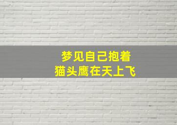 梦见自己抱着猫头鹰在天上飞