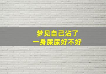 梦见自己沾了一身屎尿好不好