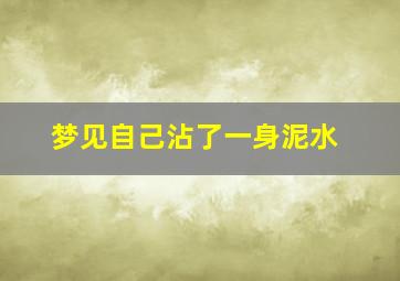 梦见自己沾了一身泥水