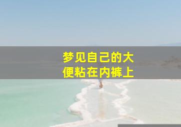 梦见自己的大便粘在内裤上