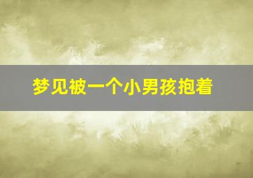 梦见被一个小男孩抱着