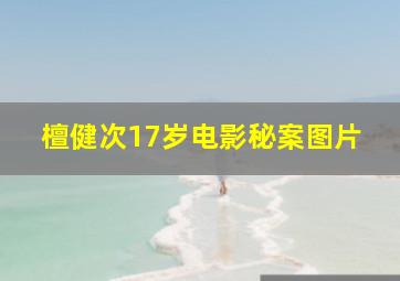 檀健次17岁电影秘案图片