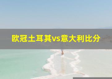 欧冠土耳其vs意大利比分