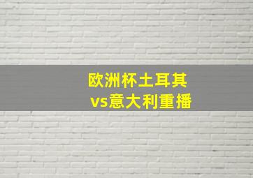 欧洲杯土耳其vs意大利重播