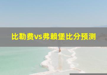 比勒费vs弗赖堡比分预测