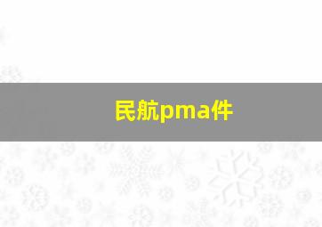 民航pma件