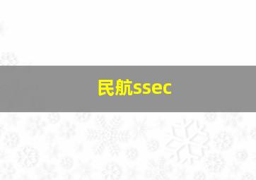 民航ssec