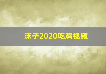 沫子2020吃鸡视频