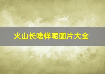 火山长啥样呢图片大全