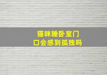 猫咪睡卧室门口会感到孤独吗