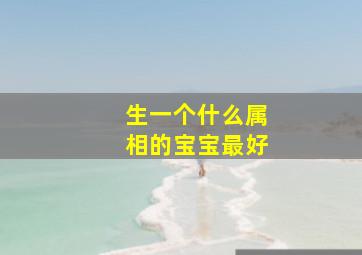 生一个什么属相的宝宝最好