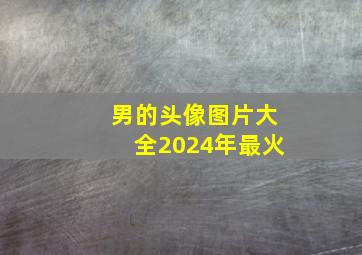 男的头像图片大全2024年最火