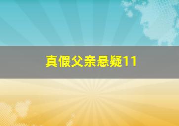 真假父亲悬疑11