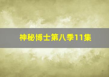 神秘博士第八季11集