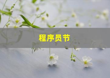 程序员节