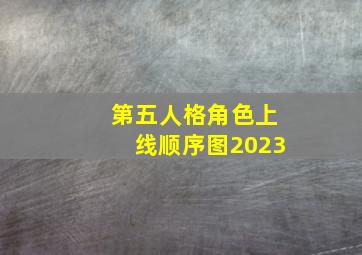 第五人格角色上线顺序图2023