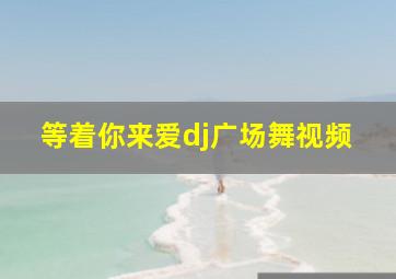 等着你来爱dj广场舞视频