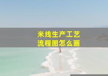 米线生产工艺流程图怎么画