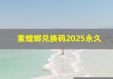 紫螳螂兑换码2025永久