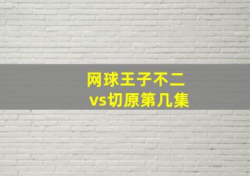 网球王子不二vs切原第几集